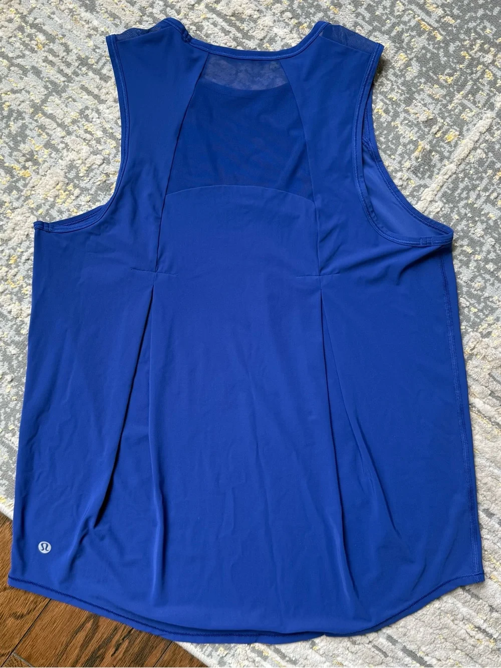 Lululemon Sculpt Tank w/mesh and pleated back